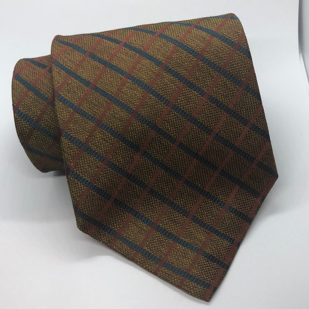 ECHO VTG Italian Silk made in USA Plaid Tie